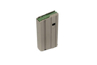 The Ammunition Storage Components straight 5.56 magazine with grey finish has a 20 round capacity